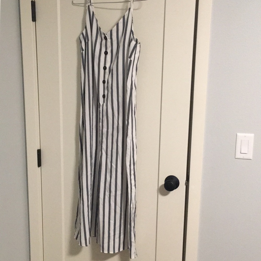 Striped jumpsuit